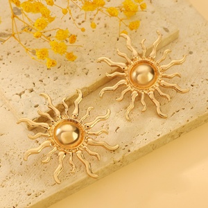 Pendientes de Moda Bohemios Vintage de Jingciren Boutique para Comercio Exterior Transfronterizo, Pendientes Jinwang Xuri para Mujer - Product Image 3