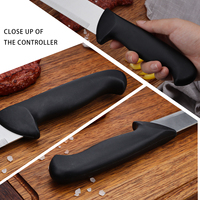 Juego de Cuchillos de Chef de Acero Inoxidable, Cuchillo de Carnicero, Cuchillo para Cortar Carne, Ambidiestro, Duradero, Multiusos, Herramientas de Cocina, Juego de Cuchillos Afilados