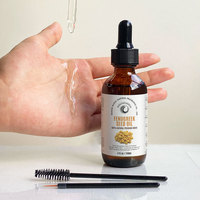 Huile de croissance capillaire et huile scintillante corporelle au fenugrec bio naturel personnalisée pour la santé du cuir chevelu et l'éclat de la peau – Vente en gros