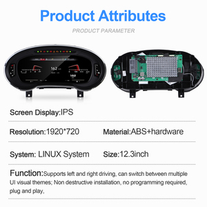 NaviHua สำหรับ Audi A3 ปี 2014-2020 แผงหน้าปัดดิจิตอล LCD มาตรวัดความเร็ว จอแสดงผลห้องนักบินเสมือนจริง ระบบ Plug and Play ระบบ Linux - Product Image 3