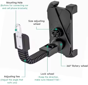 <span class=keywords><strong>Support</strong></span> de téléphone universel flexible et réglable pour vélo et moto, étanche pour <span class=keywords><strong>smartphone</strong></span> - Product Image 2