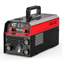 Soudeuse haute fréquence multi-processus MIG/MMA/Lift TIG 3-en-1, machine à souder 220V avec contrôle numérique LCD, soudeuse sans gaz à fil fourré