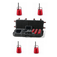 Détecteur de vibrations optiques et acoustiques, batterie 10000 mAh, étanche IP67, outil de recherche et de sauvetage pour survivants de chutes de bâtiments