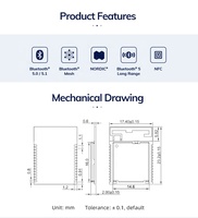 Módulo Bluetooth MinewSemi MS88SF21 NRF52840 de Largo Alcance para 300m, Multiprotocolo Bluetooth 5.1, Totalmente Certificado