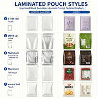 Sachet Doypack Personnalisé Imprimé en PET/VMPET/PE Stratifié de Qualité Alimentaire avec Fermeture Ziplock Thermoscellable pour Emballage Alimentaire