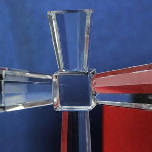 हॉट बिक्री स्पष्ट क्रिस्टल क्रॉस ग्लास क्रॉस मॉडल चर्च बपतिस्मा स्मृति चिन्ह उपहार - Product Image 4