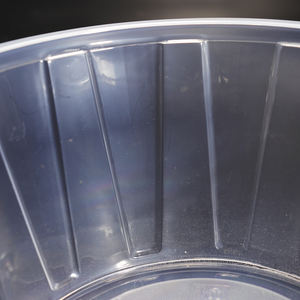 Bols jetables ronds en plastique transparent 1500ml au micro-ondes avec couvercle grand emballage à emporter à emporter - Product Image 5