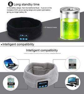 <span class=keywords><strong>Bandeau</strong></span> de sport <span class=keywords><strong>Bluetooth</strong></span> de qualité supérieure pour activités de plein air – Casque sans fil <span class=keywords><strong>Bluetooth</strong></span> pour le sport - Product Image 4
