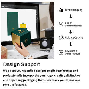 Scatola Regalo Rigida Magnetica di Lusso Personalizzata con Foglia d'Oro per Dolci, <span class=keywords><strong>Caramelle</strong></span> e Torte, Ideale per Bomboniere e Regali di Nozze - Product Image 4