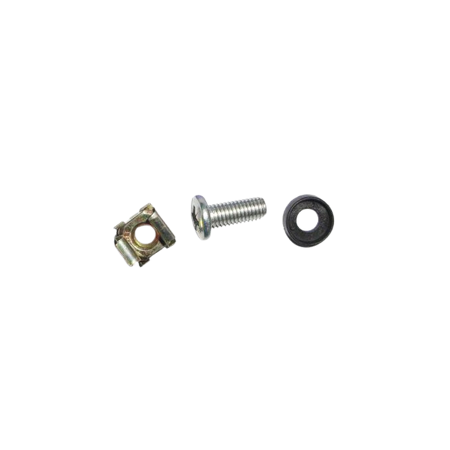 50 Pkg M6 Mounting Screws and Cage Nut for Server Rack Cabinet