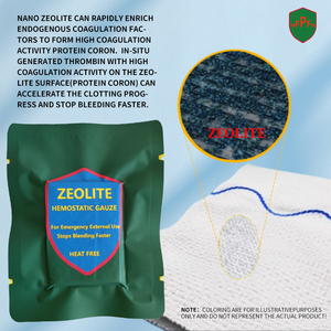 شاش زيوليت مريح يسمح بالتهوية ، مادة صديقة للبشرة لتضميد الجروح على المدى الطويل - Product Image 4