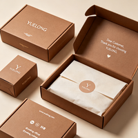 Boîte d'emballage en papier ondulé de luxe personnalisée avec logo OEM, boîte cadeau, boîte d'expédition, boîte de colisage pour cosmétiques
