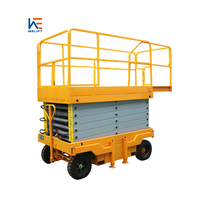 Certificats CE 3 Mètres 4 Mètres 6 Mètres 300Kg Aéroport Portable Mini Man Lift Plate-Forme Verticale Élévatrice Intérieur Mobile Scissor Lift