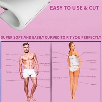 Vente chaude Silicone Enduit Mousse Post Chirurgie Lipo Pads Tummy Tuck Ab Board Liposuccion Récupération Mousse Premium Sticky Lipo Mousse