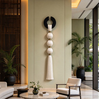 Décoration murale en macramé tissé à la main de style bohème de luxe avec anneau, idéale pour hôtels, villas et maisons – Vente directe usine, livraison directe