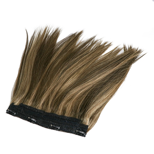 <span class=keywords><strong>Extensiones</strong></span> de Cabello Humano 100% con Mechas Color P4/27 Marrón y Rubio - Product Image 6