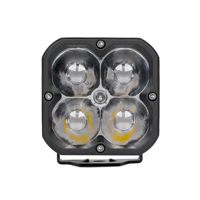 Feux de route RGB OGA 3012 Series, 3 pouces, cube, 14W, projecteur