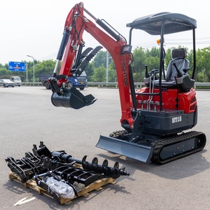 Mini-excavatrice hydraulique sur chenilles de 1,8 tonne, pelle compacte, mini-pelleuse pour la construction et l'agriculture - Product Image 3
