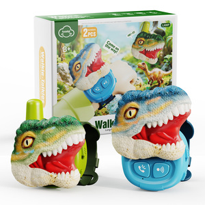 Reloj de Pulsera con Forma de Dinosaurio, Walkie-Talkie, Paquete de 2, Recargable, Juegos Interactivos para Niños al Aire Libre, Walkie-Talkie de Largo Alcance con Luz - Product Image 1