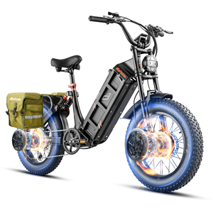 EN STOCK UE: Bicicleta Eléctrica Eahora Juliet 3 con Doble Motor de 200W, Llantas Gruesas de 20 Pulgadas, Suspensión Completa y Frenos Hidráulicos Dobles - Product Image 2