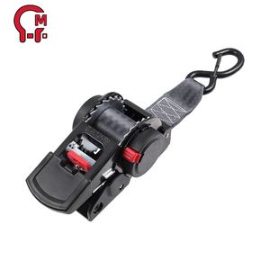 Correa de Amarre Retráctil Automática HLM con Gancho en S, Correa de Carga Resistente de Poliéster Duradero, Muestra Gratuita - Product Image 1