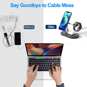 แท่น<span class=keywords><strong>ชาร์จ</strong></span>เร็ว15W <span class=keywords><strong>แบ</strong></span>บแม่เหล็ก3 in 1สำหรับสมาร์ทโฟนทุกรุ่นโลโก้ออก<span class=keywords><strong>แบ</strong></span>บได้<span class=keywords><strong>ต</strong></span>าม<span class=keywords><strong>ต</strong></span>้องการ - Product Image 5