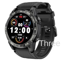 Montre connectée S57A AMOLED IP68 pour personnes âgées, surveillance de la fréquence cardiaque, de l'oxygène sanguin, de la santé, des appels sportifs intelligents