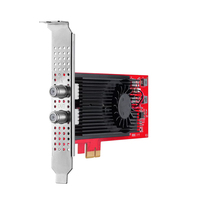 Tarjeta Receptora de TV Multimodo TBS6209SE DVB-T2/C2 PCIE, Tarjeta PCI-e para Transmisión y Reproducción de IPTV, Compatible con Windows y Linux