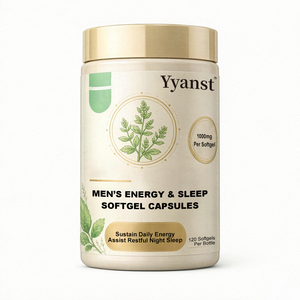Capsules molles Énergie & Sommeil pour Hommes 1000mg 120 unités – Soin Nutritionnel Quotidien Jour et Nuit pour Hommes Adultes – Étiquette Personnalisée OEM - Product Image 1