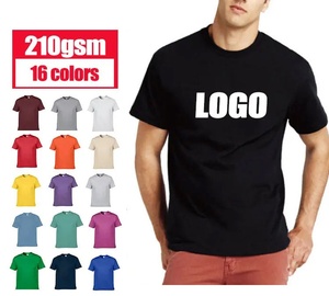 เสื้อยืดคอตตอนหวี 100% ทรงปกติ แบบถัก พร้อมโลโก้พิมพ์ลายด้วยความร้อน และป้ายปัก - Product Image 6