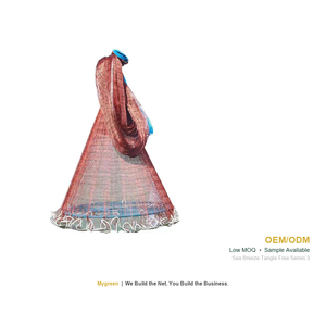 Filet <span class=keywords><strong>de</strong></span> <span class=keywords><strong>pêche</strong></span> monofilament Premium - Édition Aquaculture - 3 filets anti-emmêlement pour lancer à la main - Précision professionnelle avancée sans couture - Product Image 4