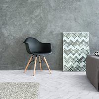 Spiareal - 48 Piezas de Vinilo Autoadhesivo para Piso con Diseño de Mármol Blanco Cuadrado de 12 x 12 Pulgadas, Impermeable, para Interiores, Baños y Cocinas