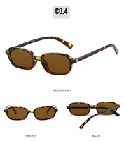 Nouvelles lunettes de soleil à monture fine, lunettes carrées tendance, lunettes personnalisées européennes et américaines, lunettes unisexes polyvalentes et simples