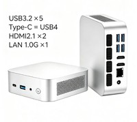 Mini PC Empresarial y de Oficina TOPC con AMD R7-7840HS de Ocho Núcleos a 5.2 GHz, USB 3.2 x5 y GPU R7 780M en Carcasa Portátil