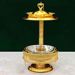 XINGPAI, venta al por mayor, juego de platos de Chef, juego de buffet de boda, calentador de comida, elegante, moderno, 8L, calentador de sopa de Catering, plato de frotamiento a la venta - Product Image 1