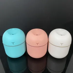 220ml Usb Portable Nebulizer Mini Car Essential Oil Air Aroma Diffuser Mist Humidifier With Led Night Light
