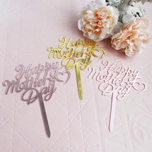 Adorno de Pastel Acrílico con Miel y Dulzura, Decoración de Pastel en Forma de Corazón para el Día de la Madre, Adorno para Pastel del Día de la Madre - Product Image 2