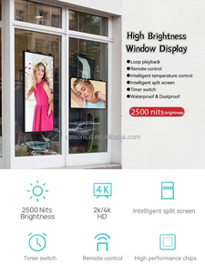 32 43 49 55 65 inch 2K4K LCD quảng cáo hiển thị độ sáng cao 350-3500 nits cửa hàng cửa sổ hiển thị kỹ thuật số biển và hiển thị - Product Image 4