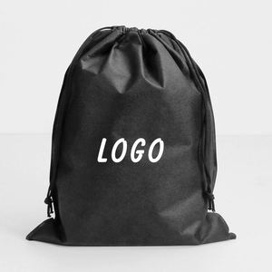 Bolsa con Cordón de Polipropileno No Tejido Personalizada con Logotipo, Bajo MOQ, para Promoción, Bolsa para Zapatos, Bolsa Protectora para Zapatillas - Product Image 1