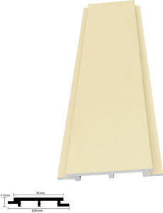 AVEENO 100*17mm coloré extérieur intérieur cour douche mur rideau Wpc <span class=keywords><strong>tablette</strong></span> panneau pour balcon - Product Image 3