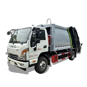 รถบรรทุกขยะ JAC 4x2 แบบไฮดรอลิกท้ายตัก ราคาคุ้มค่า สำหรับการจัดการขยะอัจฉริยะและการรีไซเคิล - Product Image 3