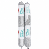 DOWSIL SJ268 Mastic silicone structurel pour vitrage, durcissement neutre, résistant aux UV, pour collage verre-métal de murs-rideaux 600ml