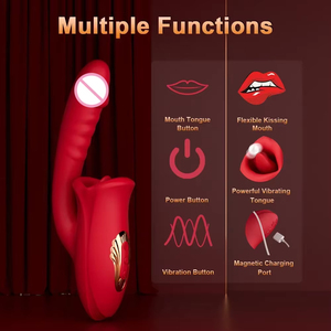 LOVE Powerful Merchants 3 1Powerful Female Adult Clitoris Licking Nipple Stimulation Dildo G-spot <b>Vibrator</b> Sex Toy IPX6 - Product Image 3