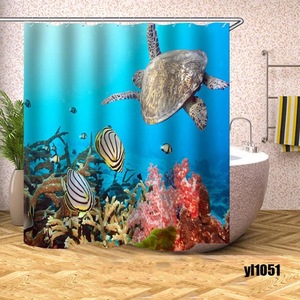 Impermeable y lavable, cuarto de baño de los niños de cortina de ducha de poliéster cortina para la habitación de los niños - Product Image 2