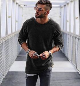 Men's New Fashion Wholesale Oversized <strong>Cable</strong> <strong>Knit</strong> Tops Long Sleeve O-Neck Pullover <strong>Sweater</strong> for Autumn Streetwear - Product Image 4