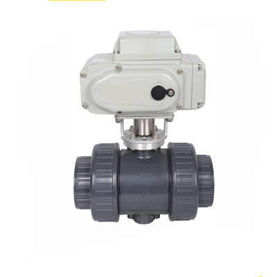 220v электрический клапан ПВХ CTB-005 50NM dn50 пластик 2 варианта 12v 24v 2 дюйма моторизованный шаровой клапан из ПВХ