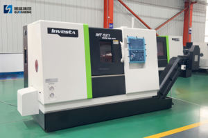 Torno CNC de cama inclinada de alta precisión iHT521 con torreta eléctrica de 12 estaciones - Product Image 3