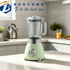 Licuadora Eléctrica Verde Pastel de 1.5L con Jarra de Vidrio, 500W, EK1, Licuadora de Mesa con Función Opcional de Molinillo de Vidrio y Jarra de Plástico para el Hogar - Product Image 3
