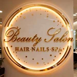 Panneau publicitaire LED personnalisé pour salon de coiffure, conception de logo gratuite, boîte lumineuse rétroéclairée 3D pour signalisation commerciale - Product Image 2