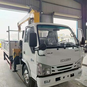 รถบรรทุกติดเครน ISUZU 100P มินิ 3.2 ตัน แบบบูมตรง ขับเคลื่อน 4x2 ระบบไฮดรอลิกแบบยืดหดได้ - Product Image 2